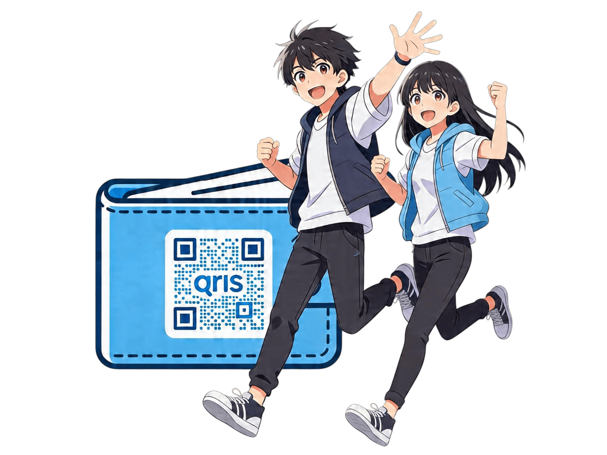 QrisPay Dashboard Mockup